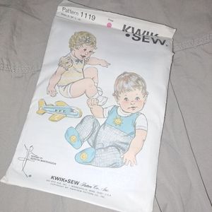 KWIK SEW pattern 1119 newborn to 18 months🎀🍼🐇🐦